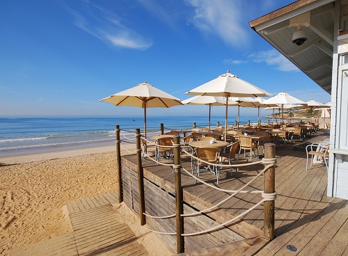 Algarve beach restaurant