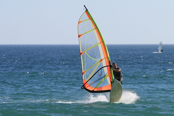 Blue Flag beach windsurfing Algarve Portugal