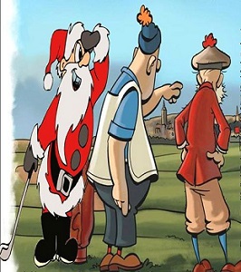 poster torneio de golfe solidário de Natal para angariação de fundos Pestana Gramacho