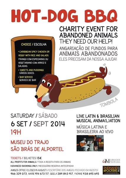 Hot Dog BBQ Sao Bras Animal Charity Algarve