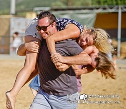 Their Voice Portugal wife carrying contest fundraiser Algarve