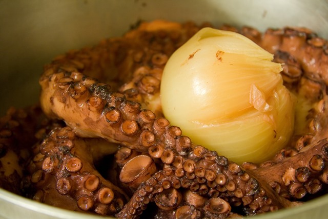 Octopus Cook Algarve Portugal