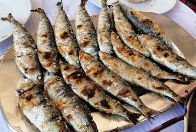 Sardines Ready for Eating Algarve Portugal