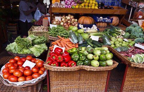 Olhao Algarve fruit and veg market