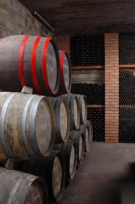 Port wine casks Algarve Portugal