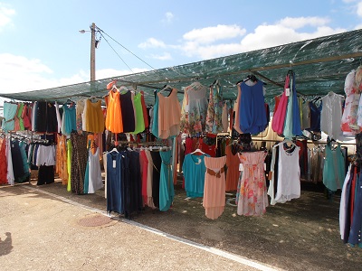 Cloths at the gypsy market