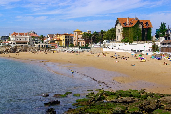 Cascais beach, costa de Lisboa