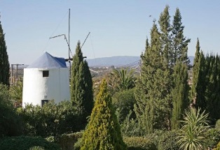 House with windmill Guia Algarve Portugal