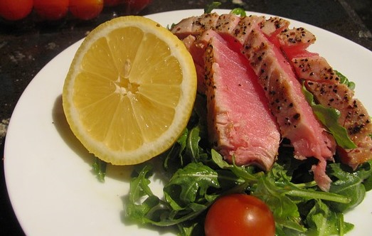 Tuna fresh fish salad Algarve