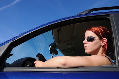 Driving in the Algarve sun