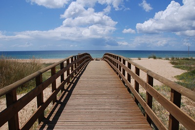 Alvor Boardwalk Algarve Portugal