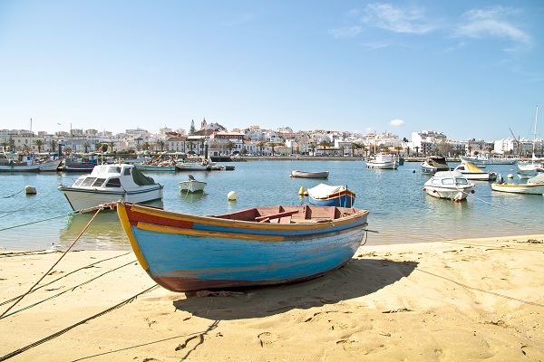 Lagos harbour and town